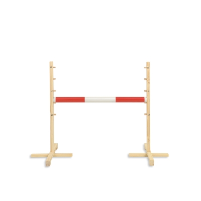 Obstacle de Saut pour Hobby Horse 80 cm Incl. Barre Rouge
