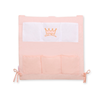 Organiseur pour Lit de Bébé Rose Poudré Prince / Princess