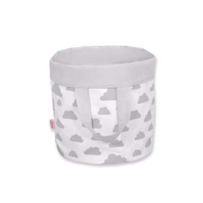 Panier Rangement Jouet M Gris Des Nuages