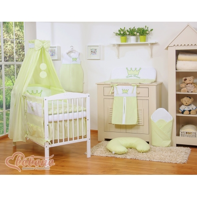 Parure de lit Bébé Tour Ciel Vert Prince / Princess