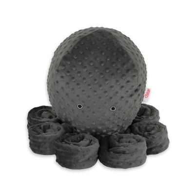 Pieuvre Câlins avec Hochet  Anthracite