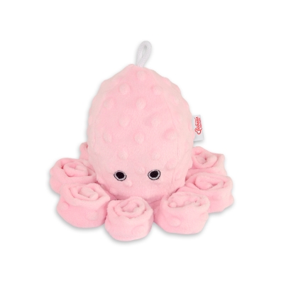 Pieuvre Câlins avec Hochet  Rose
