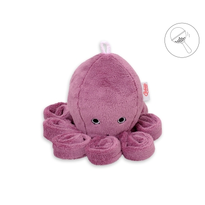 Pieuvre Câlins avec Hochet  Rose Poussiéreux