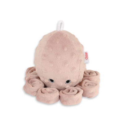 Pieuvre Câlins avec Hochet  Rose Poussiéreux