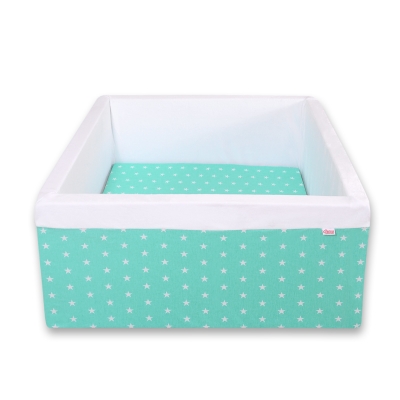 Piscine à Balle pour Enfant - Balles Non-incluses Menthe à Étoiles