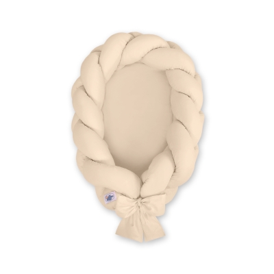 Réducteur de Lit Bébé + Tour de Lit 2 en 1 Beige