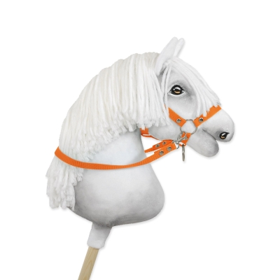 Rênes pour Licol de Cheval Bâton Orange