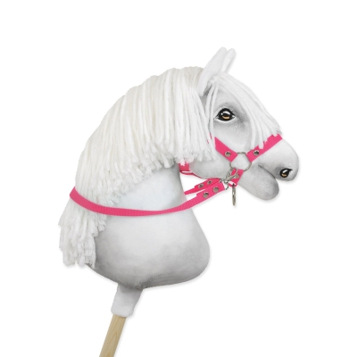 Rênes pour Licol de Cheval Bâton Rose Foncé