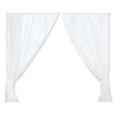 Rideaux pour Chambre de Bébé Blanc Prince / Princess