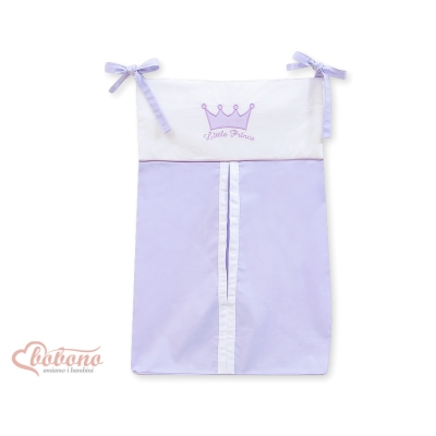 Sac à Couches avec Broderie Lila Prince / Princess