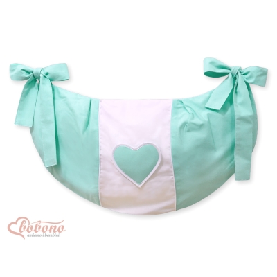 Sac à Jeux et Doudous Menthe Cœurs