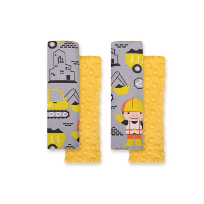 Tampons Double Face pour Ceintures de Voitures Jaune Pelles Miel