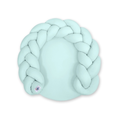 Tapis Cocon Bébé Transformable en Tour de Lit Menthe