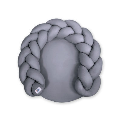 Tapis de Jeu avec Tour de Lit Tressé 2 en 1