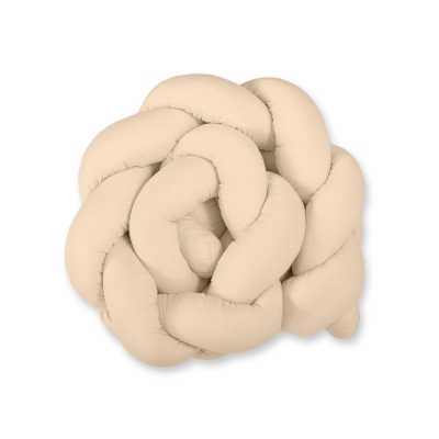 Tour de Lit Tressé Pare Chocs Beige