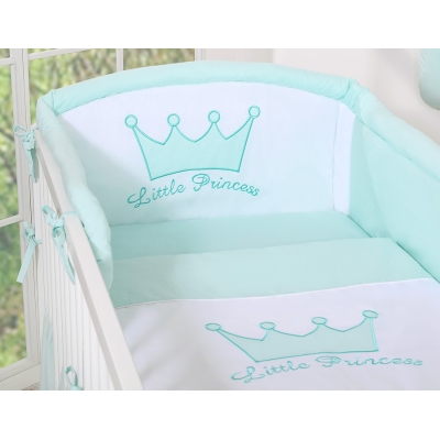 Tour de Lit Universel pour Lit de Bébé Menthe Prince / Princess