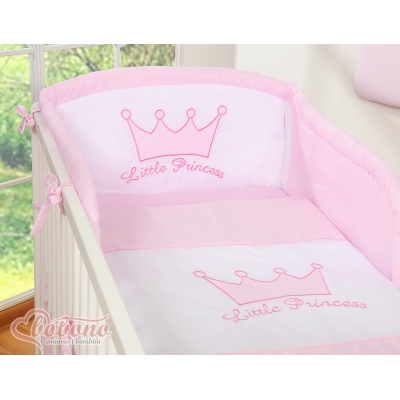 Tour de Lit Universel pour Lit de Bébé Rose Prince / Princess
