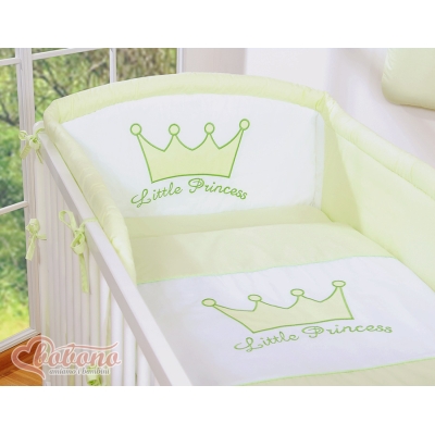 Tour de Lit Universel pour Lit de Bébé Vert Prince / Princess