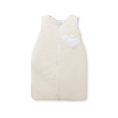 Turbulette Bébé  Crème Cœurs