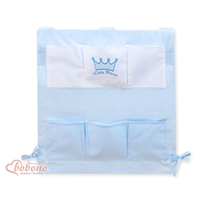 Vide Poche de Lit pour Bébé Bleu Prince / Princess