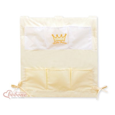 Vide Poche de Lit pour Bébé Crème Prince / Princess