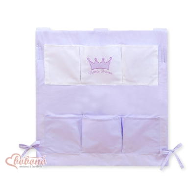 Vide Poche de Lit pour Bébé Lila Prince / Princess
