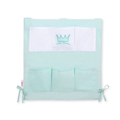 Vide Poche de Lit pour Bébé Menthe Prince / Princess