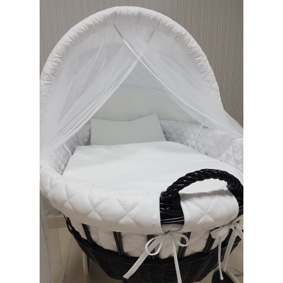 Parure Textile Berceau en Osier XL Capote