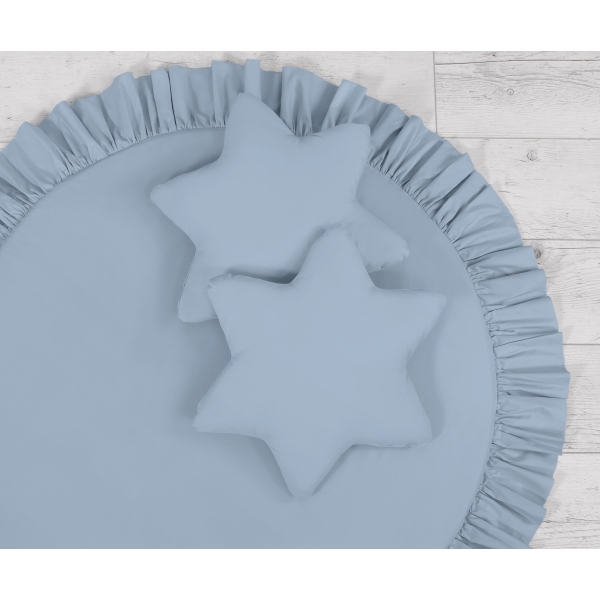 Set de 2 Coussins Bleu Pastel