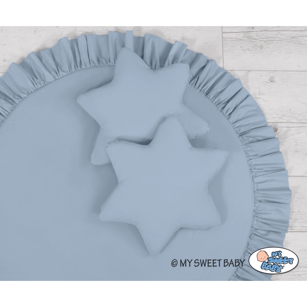 Set de 2 Coussins Bleu Pastel