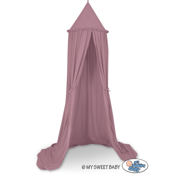 Baldaquin Suspendu Dôme Au Dessus Du Lit de Bébé  Violet Pastel