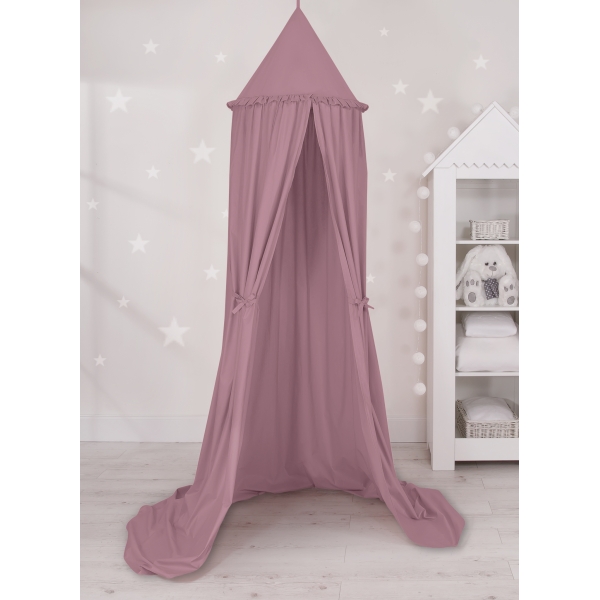 Baldaquin Suspendu Dôme Au Dessus Du Lit de Bébé  Violet Pastel