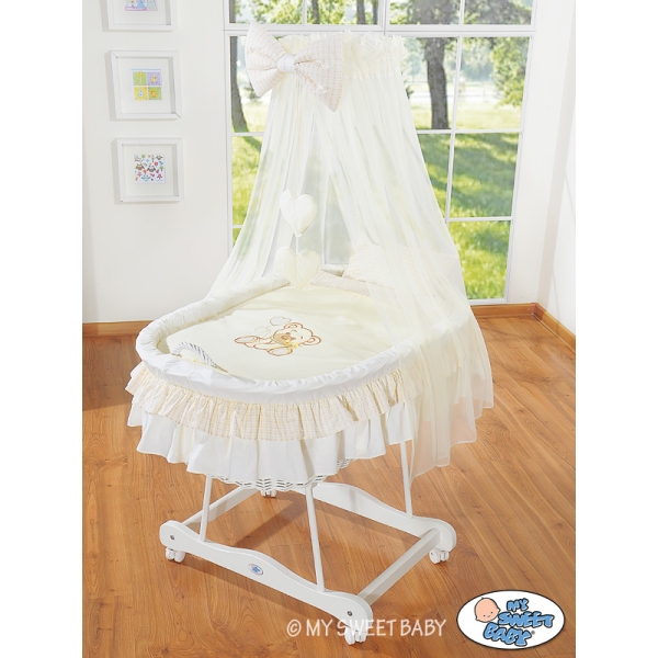 4 pcs Ensemble Linge pour Berceau de Bébé