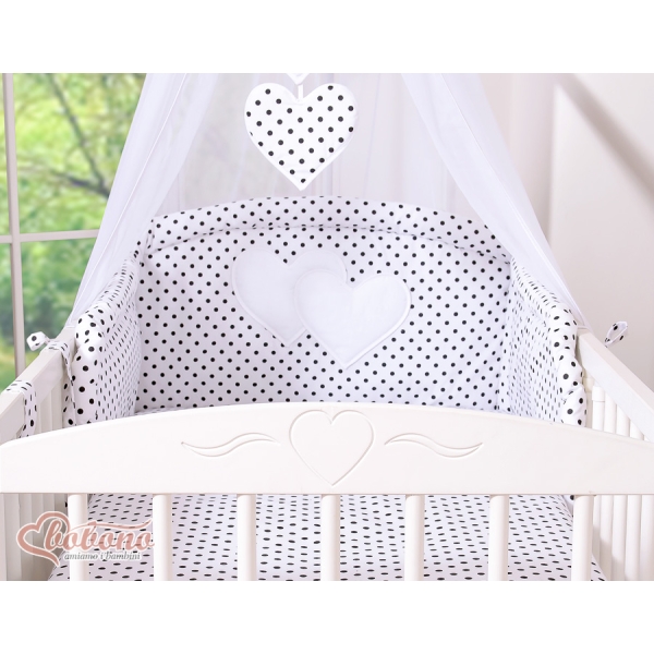 5 pcs Ensemble Housses de couette et d'oreiller pour lit bébé 120x60 140x70cm