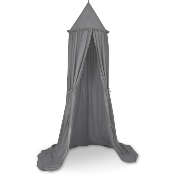 Baldaquin de Lit à Suspendre Au Plafond Gris Anthracite