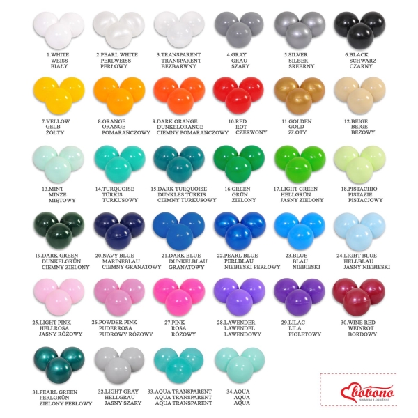 Balles pour Piscine à Balle 50 pcs Bleu/vert