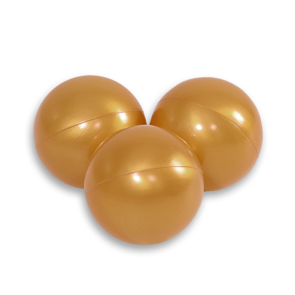 Balles pour Piscine à Balle 50 pcs Doré