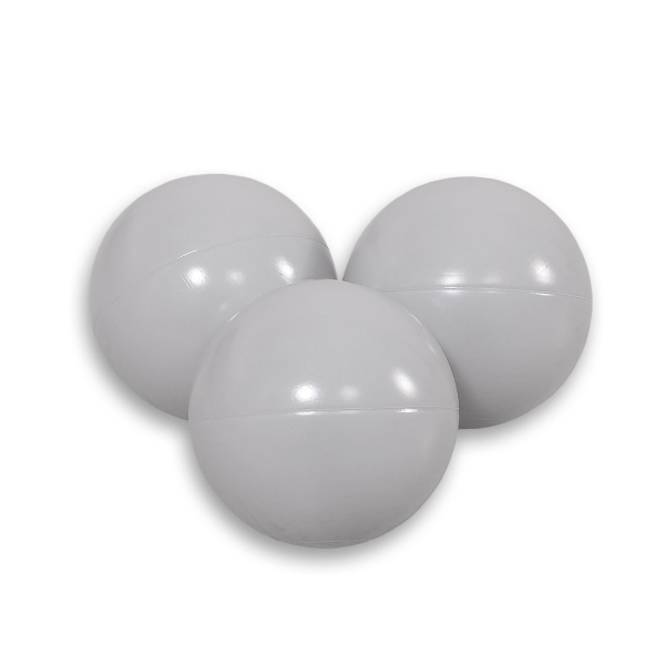 Balles pour Piscine à Balle 50 pcs Gris Clair