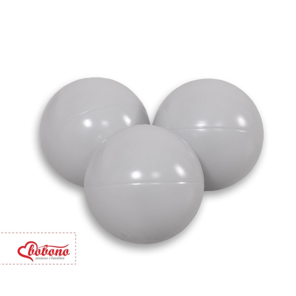 Balles pour Piscine à Balle 50 pcs Gris Clair