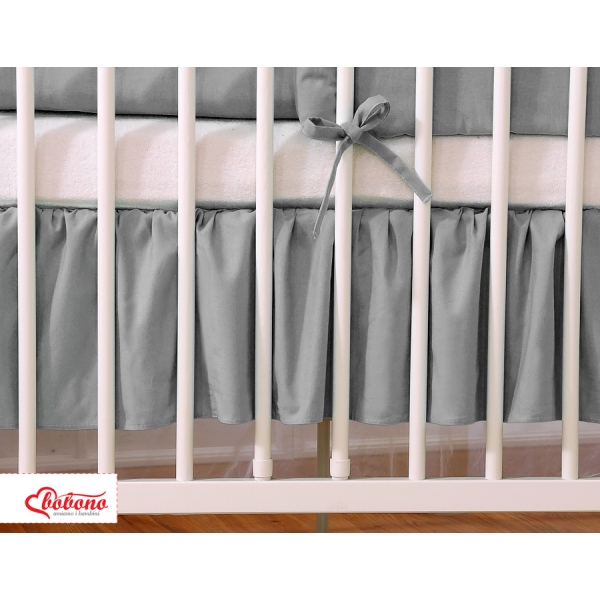 Cache-sommier 140x70 cm Anthracite Cœurs