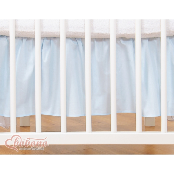 Cache Sommier Décoratif 140x70 cm Bleu Prince / Princess