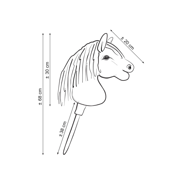 Cheval Bâton Blanc A4