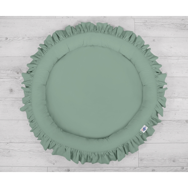 Ciel de Lit à Suspendre Au Plafond avec Nid Blanc Vert