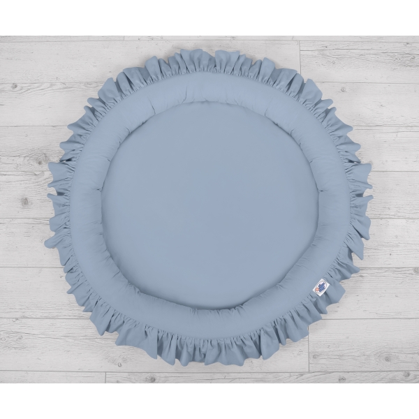 Ciel de Lit à Suspendre Au Plafond avec Nid Bleu Pastel