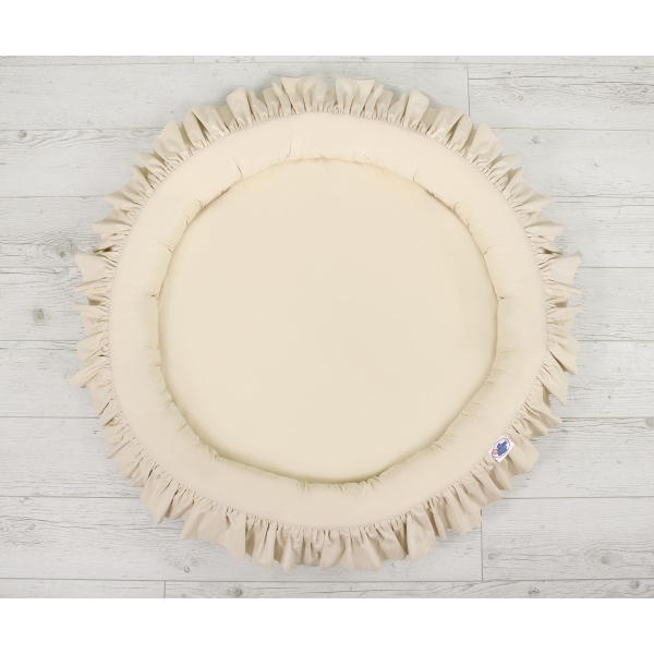 Ciel de Lit Bébé Enfant à Suspendre Au Plafond avec Nid Beige