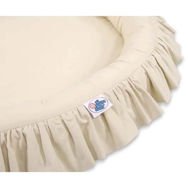 Ciel de Lit Bébé Enfant à Suspendre Au Plafond avec Nid Beige