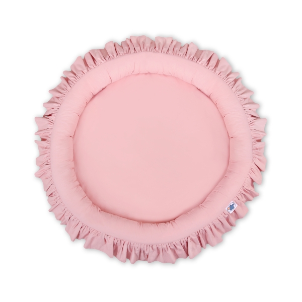 Ciel de Lit pour Enfants Baldaquin avec Nid Rose Poussiéreux