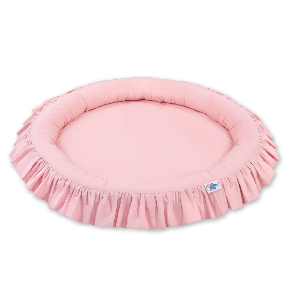 Ciel de Lit pour Enfants Baldaquin avec Nid Rose Poussiéreux