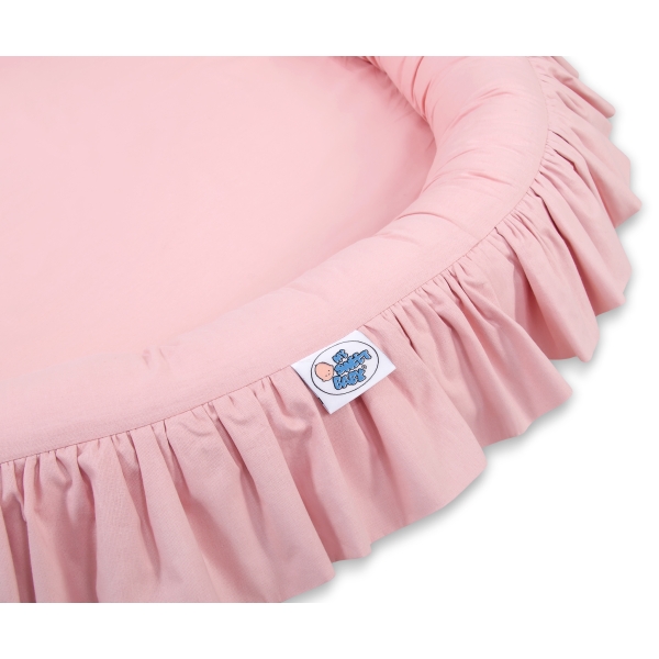 Ciel de Lit pour Enfants Baldaquin avec Nid Rose Poussiéreux