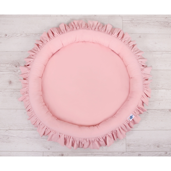 Ciel de Lit pour Enfants Baldaquin avec Nid Rose Poussiéreux